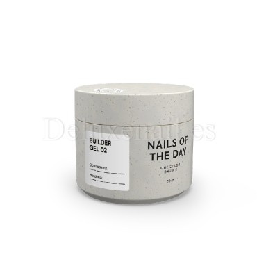 Builder Gel 02 NAILSOFTHEDAY, gel constructor blanco lechoso, 30 ml