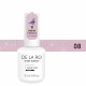 Base New France Shimmer 08 DE LA RO, base camuflaje, rosa con micro brillo, 15 ml