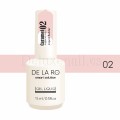 Liquid Polygel Caramel 02 DE LA RO, polygel líquido rosa claro, 15 ml