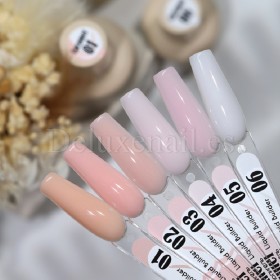 Liquid Polygel Caramel 02 DE LA RO, polygel líquido rosa claro, 15 ml