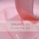 Souffle Gel 02 Amokey, gel constructor rosa claro, 30 ml