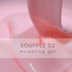Souffle Gel 02 Amokey, gel constructor rosa claro, 30 ml