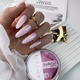 Souffle Gel 04 Amokey, gel constructor violeta claro, 30 ml