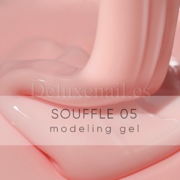 Souffle Gel 05 Amokey, gel constructor beige rosado, 30 ml