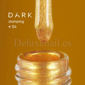 Esmalte Stamping Dark 04, Dorado, 10 ml