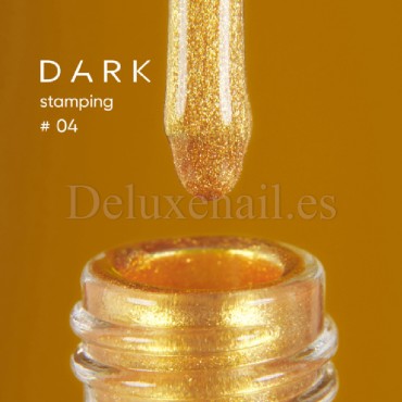 Esmalte Stamping Dark 04, Dorado, 10 ml