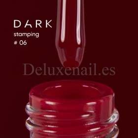 Esmalte Stamping Dark 06, Rojo oscuro, 10 ml