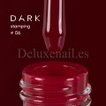 Esmalte Stamping Dark 06, Rojo oscuro, 10 ml