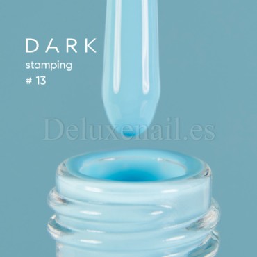Esmalte Stamping Dark 13, Azul cielo, 10 ml
