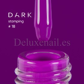 Esmalte Stamping Dark 18, Morado, 10 ml