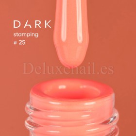 Esmalte Stamping Dark 25, Melocotón Neón, 10 ml