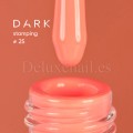 Esmalte Stamping Dark 25, Melocotón Neón, 10 ml