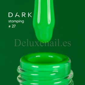 Esmalte Stamping Dark 27, Verde Neón, 10 ml