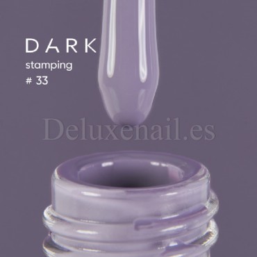 Esmalte Stamping Dark 33, Lila grisáceo, 8 ml