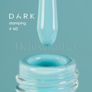 Esmalte Stamping Dark 40, Azul Tiffany, 8 ml