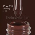 Esmalte Stamping Dark 43, Marrón, 10 ml