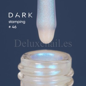 Esmalte con pegajosidad Stamping Dark 46, Camaleón azul, 10 ml