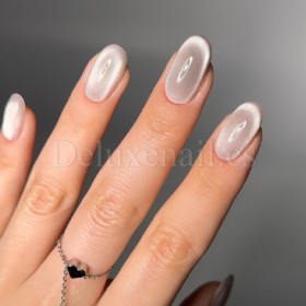 Gel Polish Cat Eye 22 DARK, esmalte semipermanente plata, 10 ml