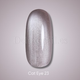 Gel Polish Cat Eye 23 DARK, esmalte semipermanente gris claro, 10 ml