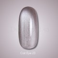 Esmalte permanente Cat Eye 23 Dark, Gris claro, 10 ml