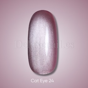 Gel Polish Cat Eye 24 DARK, esmalte semipermanente rosa, 10 ml
