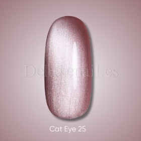 Gel Polish Cat Eye 25 DARK, esmalte semipermanente beige rosado, 10 ml
