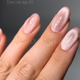 Gel Polish Cat Eye 25 DARK, esmalte semipermanente beige rosado, 10 ml