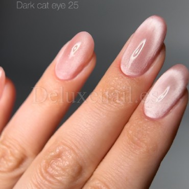 Gel Polish Cat Eye 25 DARK, esmalte semipermanente beige rosado, 10 ml