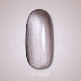 Gel Polish Cat Eye 26 DARK, esmalte semipermanente beige, 10 ml