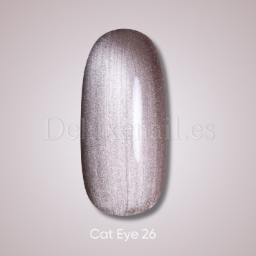 Esmalte permanente Cat Eye 26 Dark, Beige, 10 ml