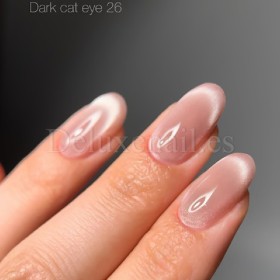 Gel Polish Cat Eye 26 DARK, esmalte semipermanente beige, 10 ml