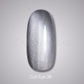 Gel Polish Cat Eye 28 DARK, esmalte semipermanente gris oscuro, 10 ml
