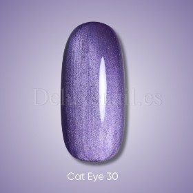 Gel Polish Cat Eye 30 DARK, esmalte semipermanente morado, 10 ml