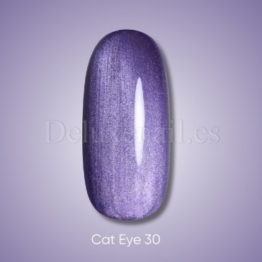 Gel Polish Cat Eye 30 DARK, esmalte semipermanente morado, 10 ml