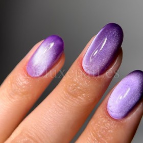 Gel Polish Cat Eye 30 DARK, esmalte semipermanente morado, 10 ml