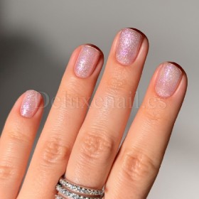 Gel Galactic Aurora Dark, gel para decoración de uñas, traslúcido con brillo, 5 gr