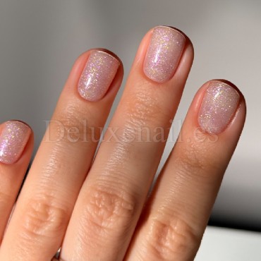 Gel Galactic Nova Dark, gel para decoración de uñas, traslúcido con brillo, 5 gr