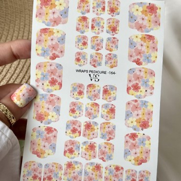 Pegatina Adhesiva Wraps Pedicure 164 VS