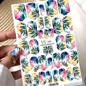 Pegatina Adhesiva Wraps Manicure 165 VS