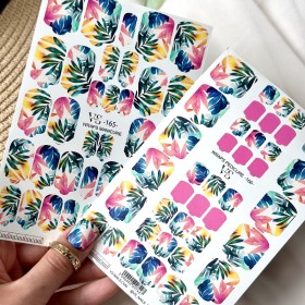 Pegatina Adhesiva Wraps Pedicure 166 VS