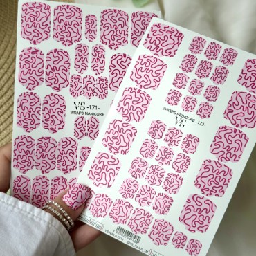 Pegatina Adhesiva Wraps Pedicure 172 VS
