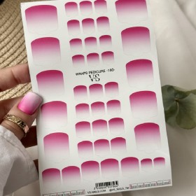 Pegatina Adhesiva Wraps Pedicure 180 VS