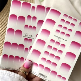 Pegatina Adhesiva Wraps Pedicure 180 VS