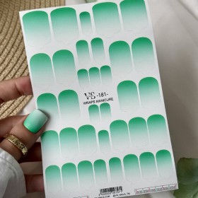 Pegatina Adhesiva Wraps Manicure 181 VS