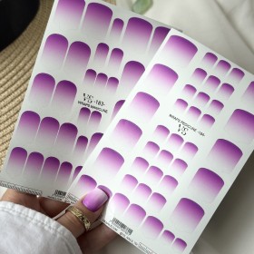 Pegatina Adhesiva Wraps Pedicure 184 VS