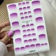 Pegatina Adhesiva Wraps Pedicure 184 VS