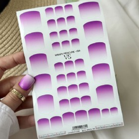 Pegatina Adhesiva Wraps Pedicure 184 VS