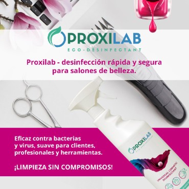Solución para desinfectar y esterilizar con pulverizador Proxilab SterilOx, 1000 ml