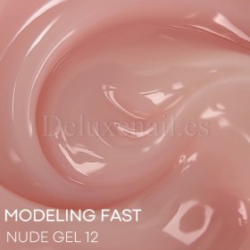 Fast Nude Gel 12 Amokey, gel constructor de color, 30 gr