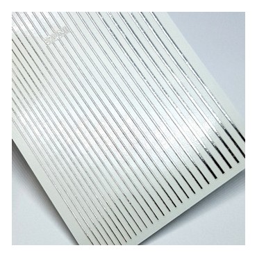 Pegatina adhesiva cinta, Plata